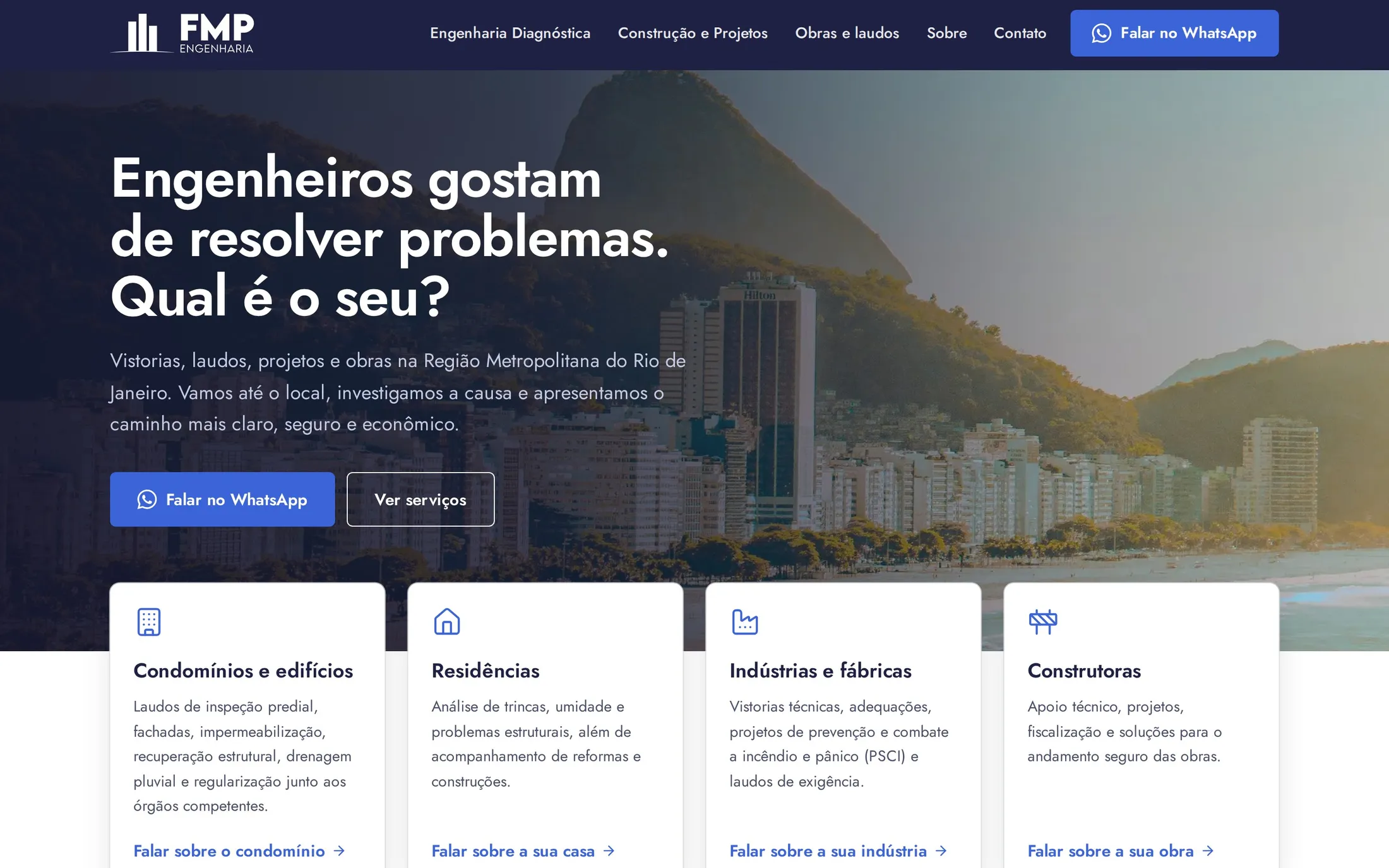 Tela do FMP Engenharia